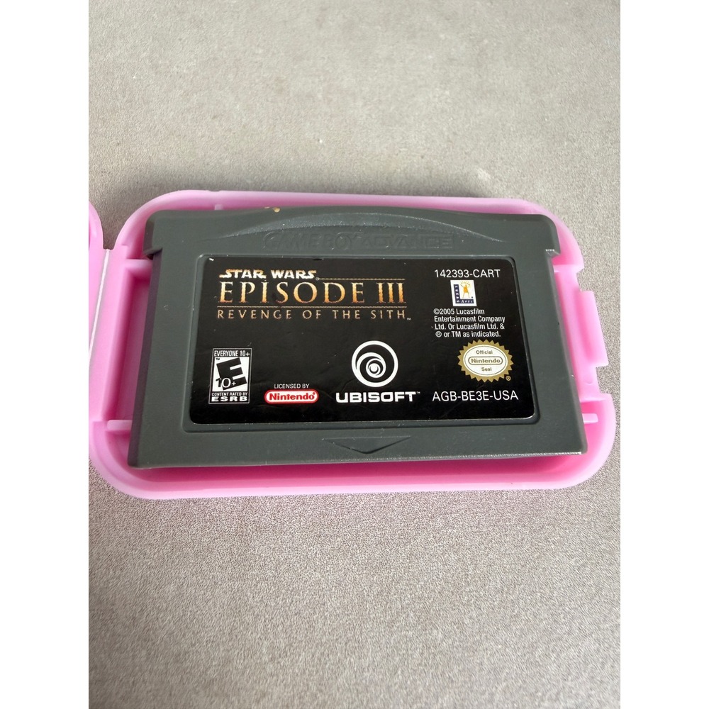 Star Wars Episode III Game Boy Advance‎ Game Revenge of Sith Nintendo BE3E GBA